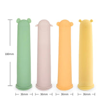 Load image into Gallery viewer, Silicone Ice Pop Mould Set (4 pcs)
