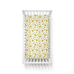 Organic Fitted Cot Sheet | Sunflower